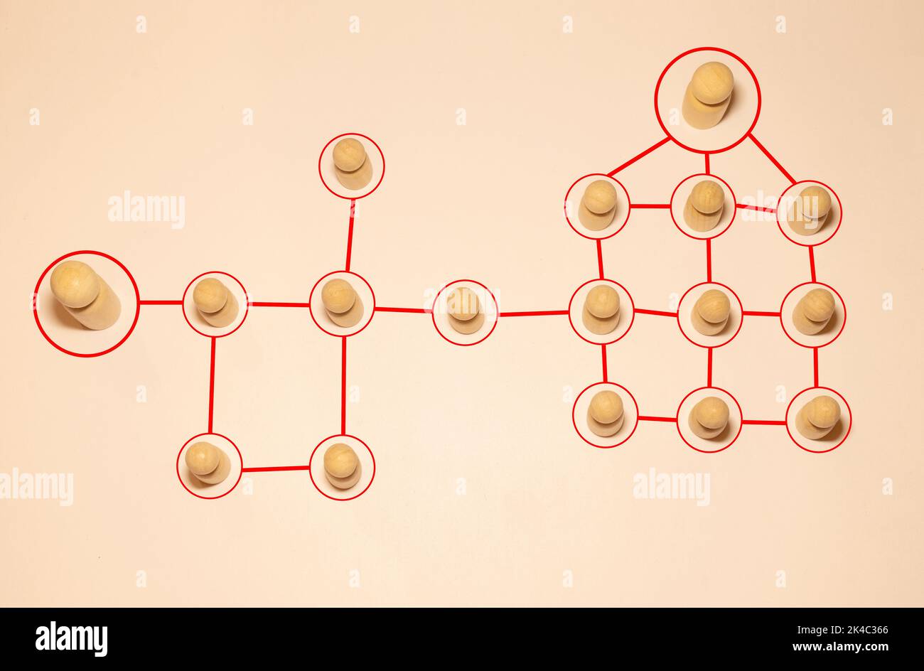 Business process and workflow automation with flowchart. Hand holding ...