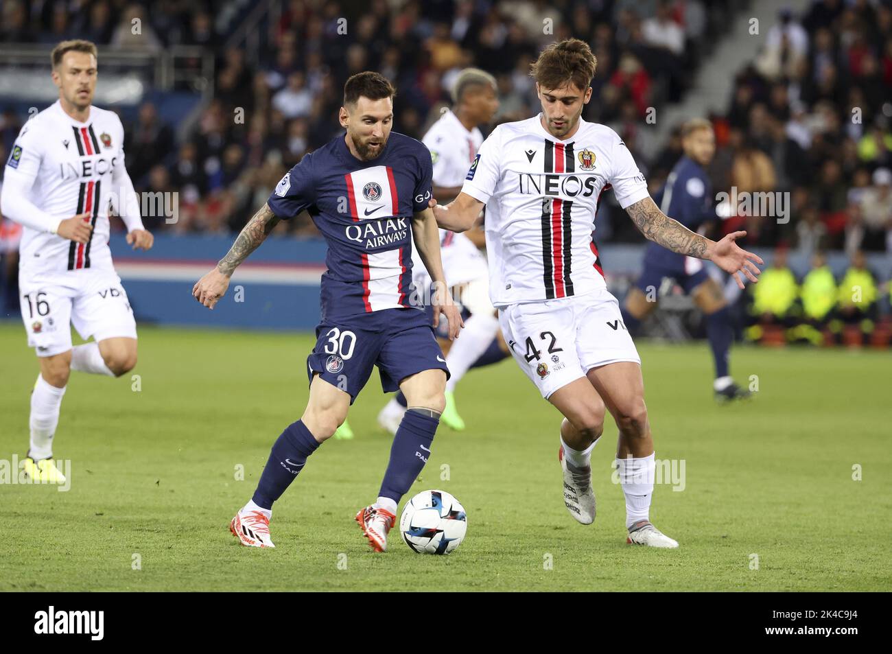 Photo : Mario Balotelli lors du match Paris Saint-Germain contre OGC