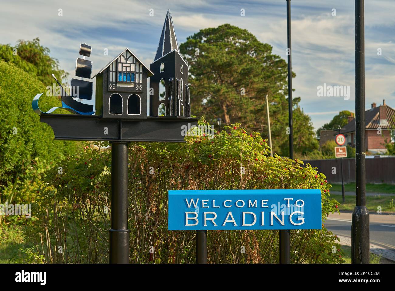 Brading Sign Welcome to the united kingdom and sign hi-res stock photography and ...