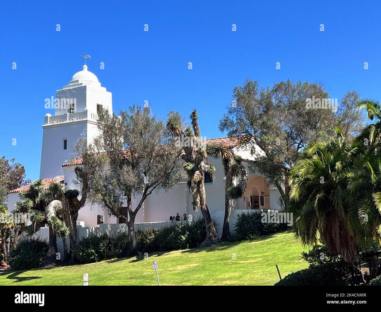 San Diego, CA 10-1-2022  Views of the exterior of the Father Junipero Serra Museum in Old Town San Diego Stock Photo