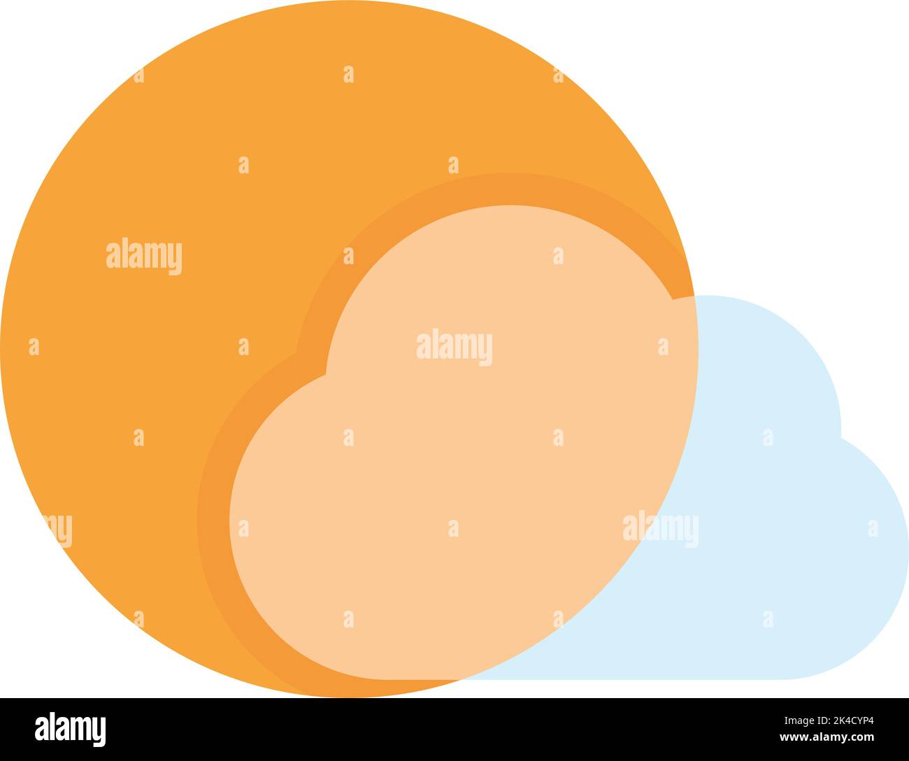 cloud storage in glassmorphism Stock Vector