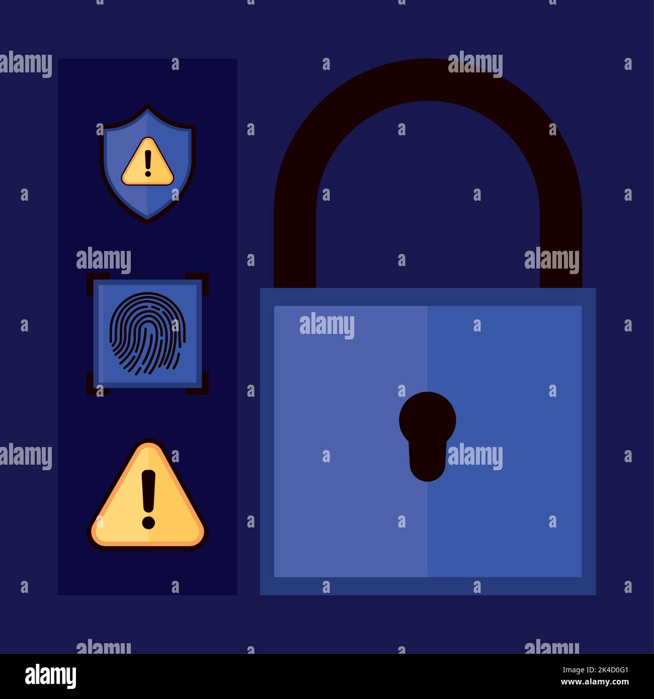 set of cyber security Stock Vector Image & Art - Alamy