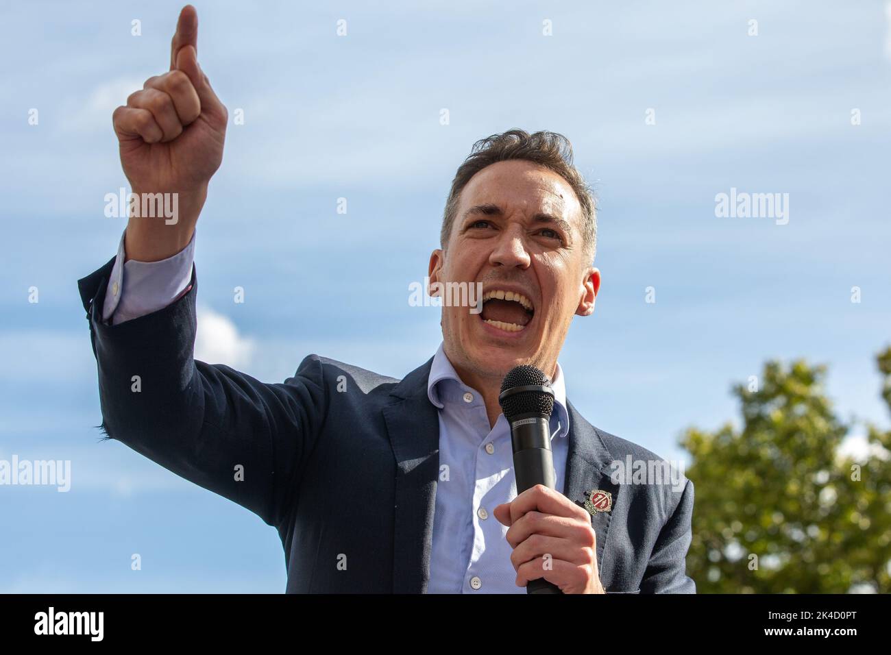 London, UK. 1st October, 2022. Paul W. Fleming, General Secretary of