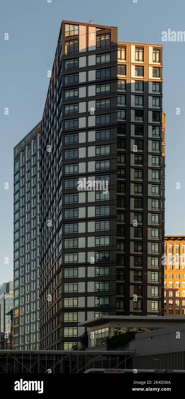 Image showcasing Apartment Building in the early morning with sunlight on top Stock ...
