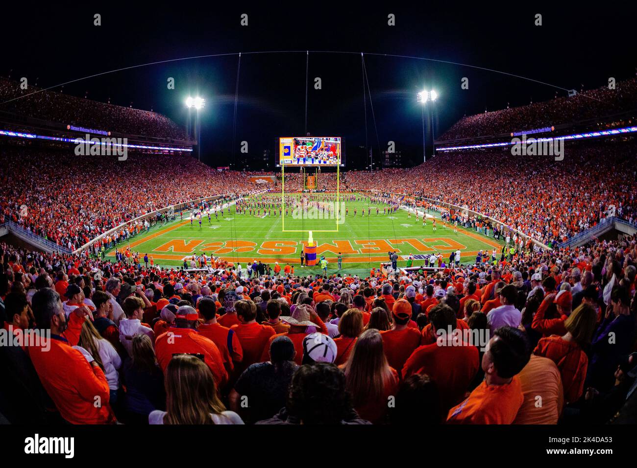 Clemson, SC, USA. 1st Oct, 2022. the NCAA football match up at Memorial
