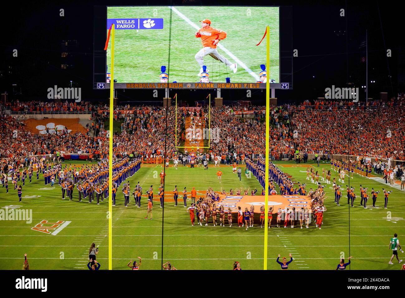 Clemson, SC, USA. 1st Oct, 2022. the NCAA football match up at Memorial