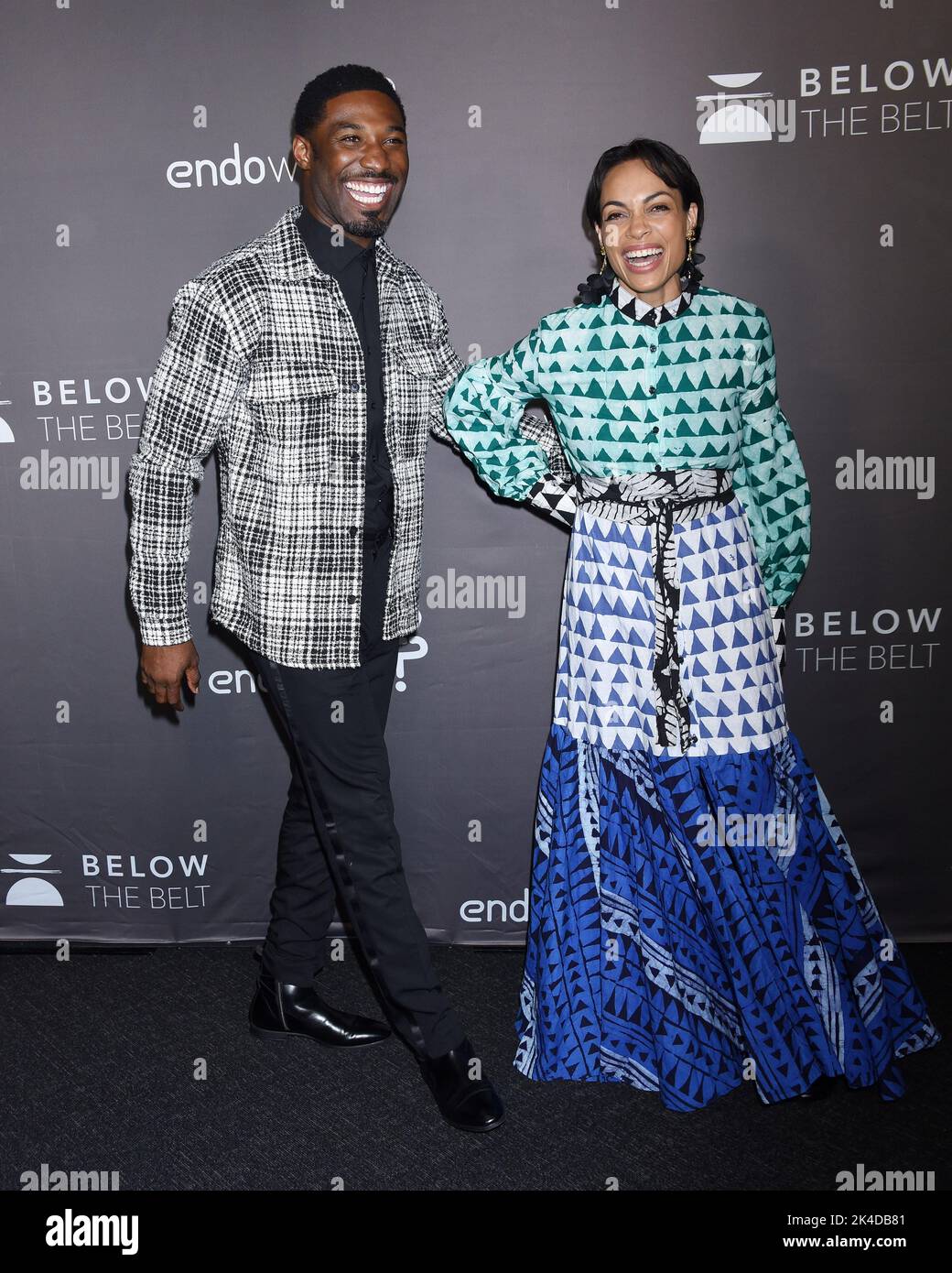 Los Angeles, California, USA. 01st Oct, 2022. Nnamdi Okafor and Rosario ...