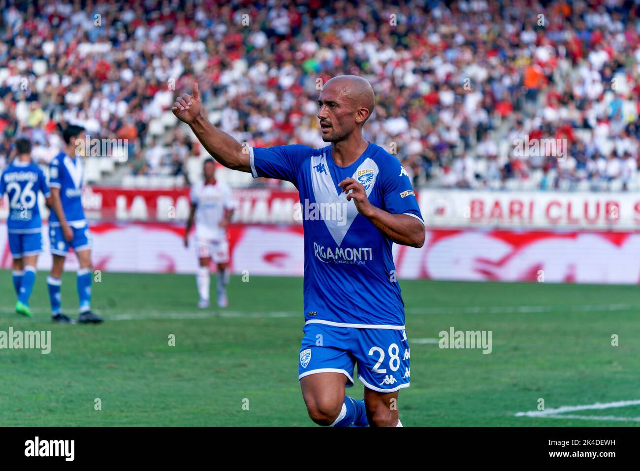 San Nicola stadium, Bari, Italy, October 01, 2022, Ahmad Benali