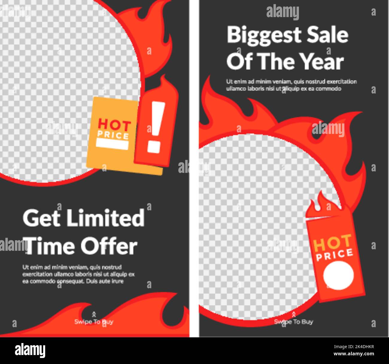 Biggest sale of the year, get limited time offer Stock Vector