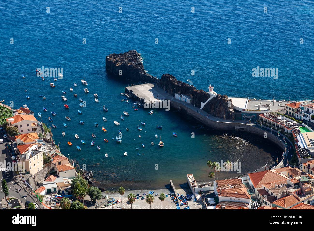 Câmara de Lobos , old fishing village,  south coast,  Madeira,  Portugal,  Europe Stock Photo