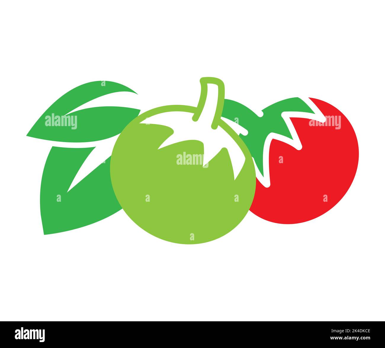 vegetable food natural vegetarian organic vector isolated fruit leaf ...