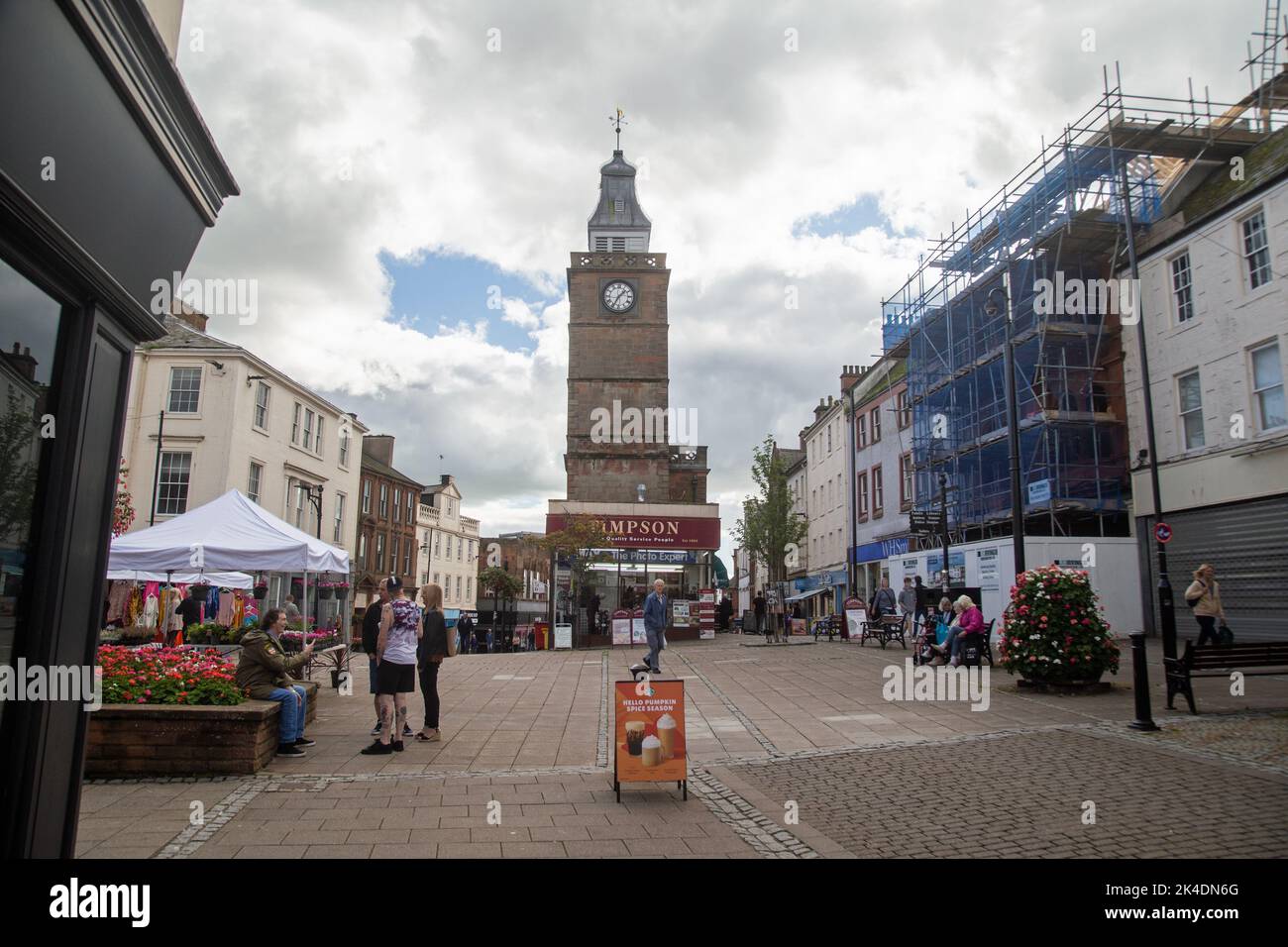 Dumfries, Dumfries & Galloway, Scotland, September 24th 2022, a view of