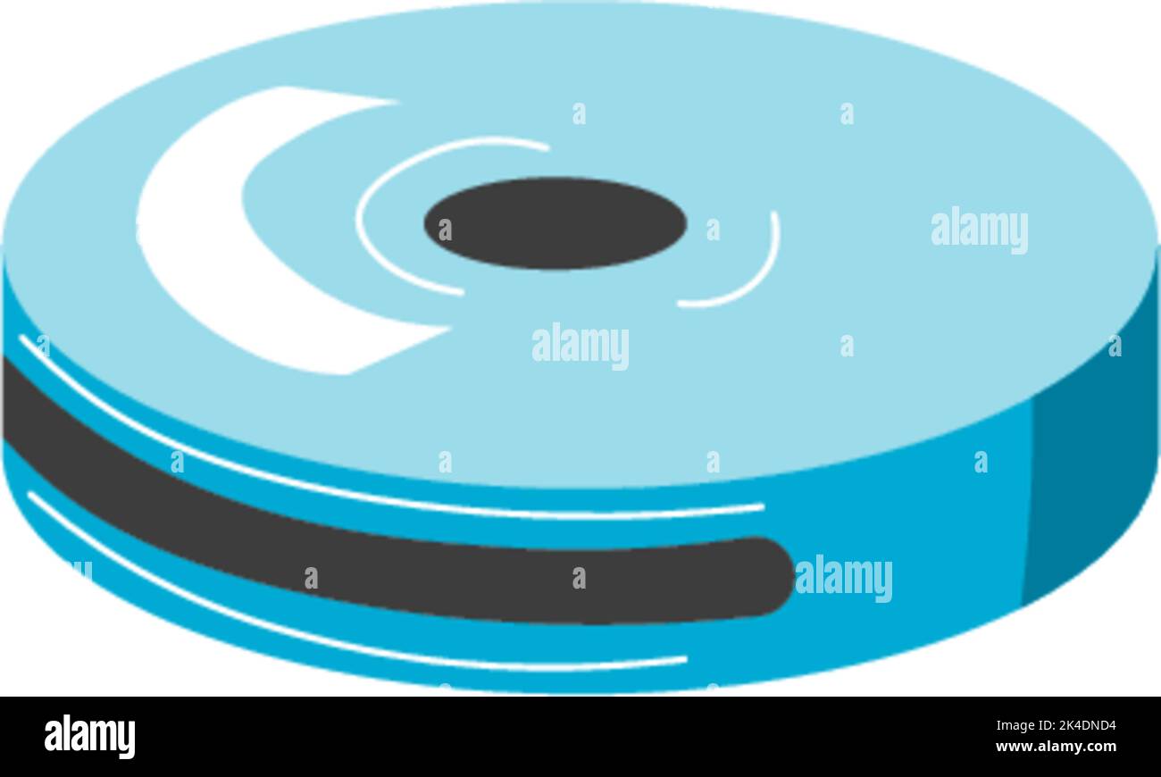 Robot vacuum cleaner, autonomous hoover vector Stock Vector Image & Art