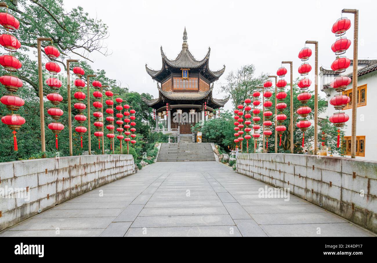Xi Yuan, an ancient town in Wuyuan County, Shangrao Province, China Stock Photo