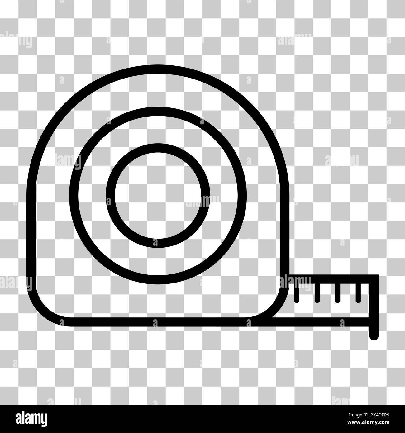 Illustration of measuring tape. Concept for body measurements Stock Vector  Image & Art - Alamy