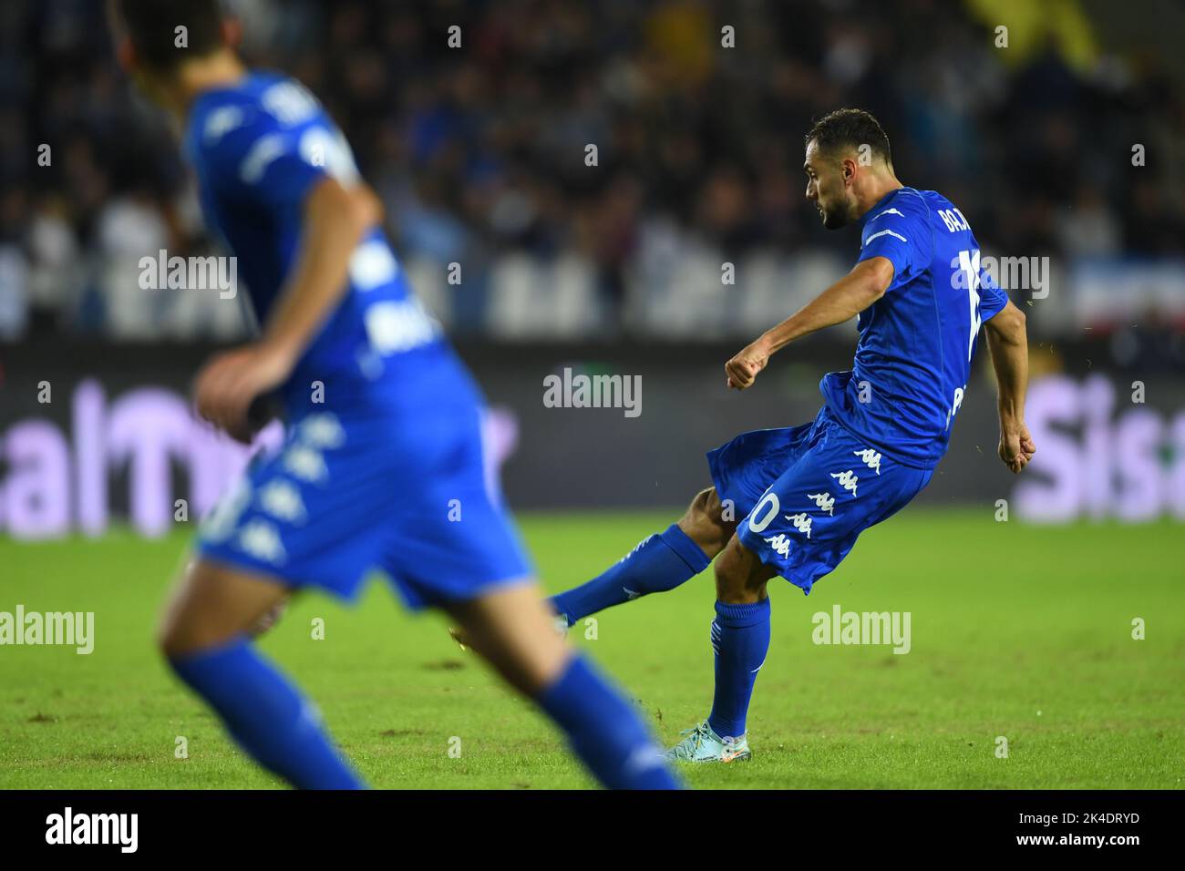 Nedim Bajrami (Empoli) he scored the first goal for his team during the 'Serie A' match between match between Empoli 1-3 Milan at Carlo Castellani Stadium on October 1, 2022 in Empoli, Italy. Credit: Maurizio Borsari/AFLO/Alamy Live News Stock Photo