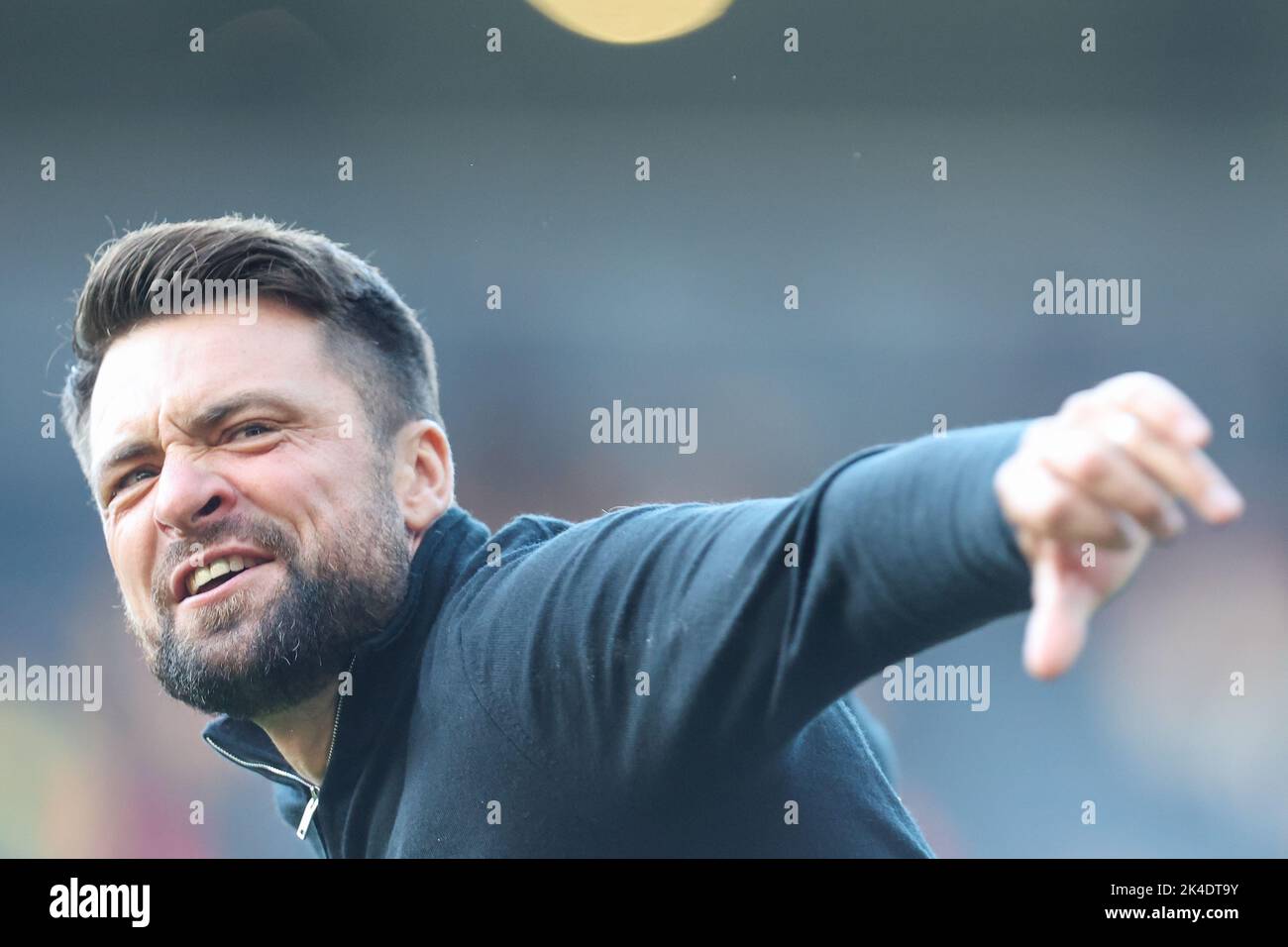 Russell Martin Manager of Swansea City during the Sky Bet Championship match West Bromwich Albion vs Swansea City at The Hawthorns, West Bromwich, United Kingdom, 1st October 2022  (Photo by Simon Bissett/News Images) Stock Photo