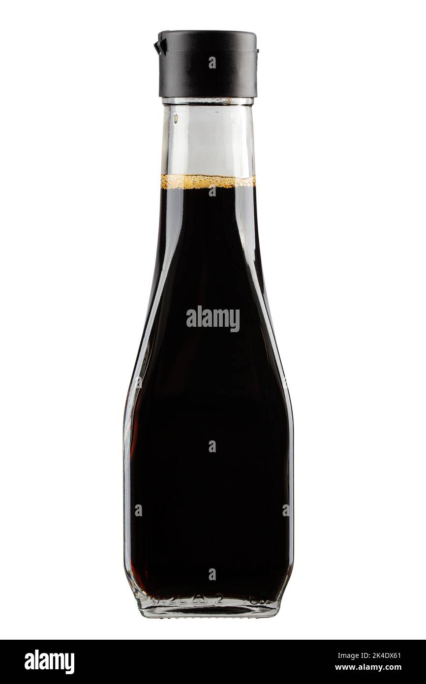 Soy sauce bottle isolated on white background. File contains clipping path Stock Photo Alamy