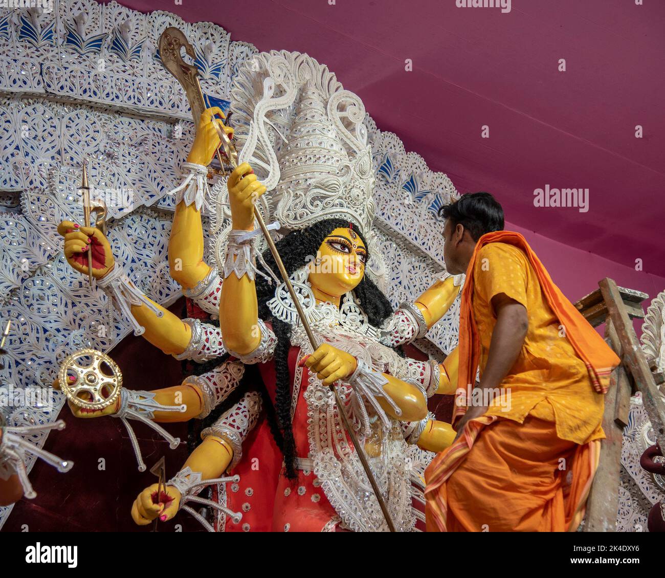 October 1, 2022, Kolkata, WEST BENGAL, India Different moments of