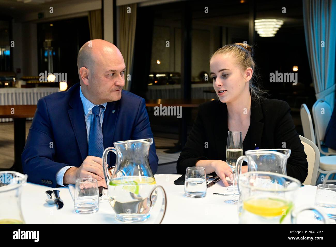 Rafal Gronicz, Bürgermeister von Zgorzelec (poln. Görlitz) und Weronika