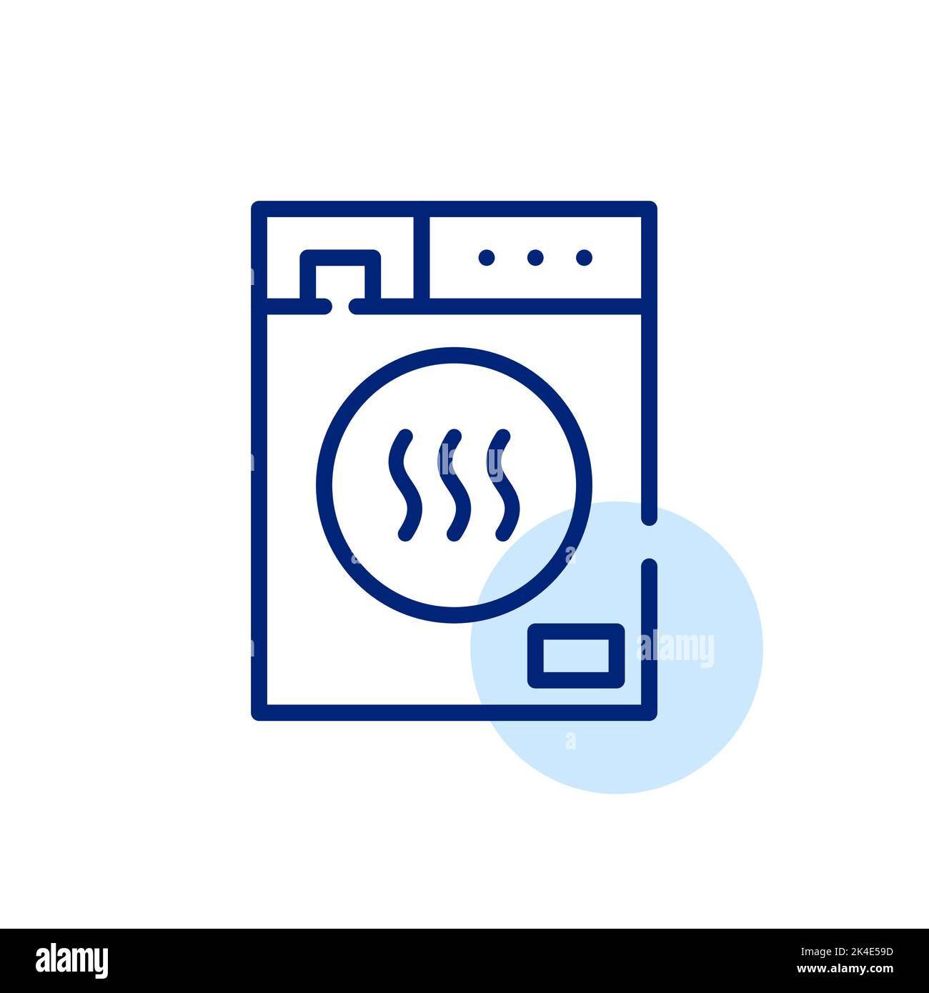 Drying machine icon. Pixel perfect, editable stroke icon Stock Vector