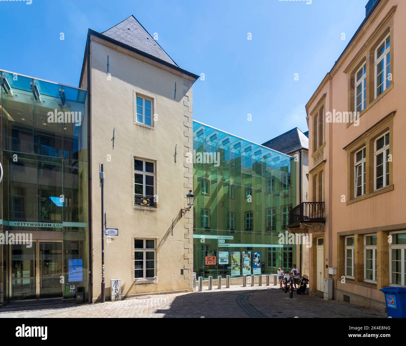 Luxembourg City (Lëtzebuerg; Luxemburg): Luxembourg City History Museum in old town, Luxembourg Stock Photo