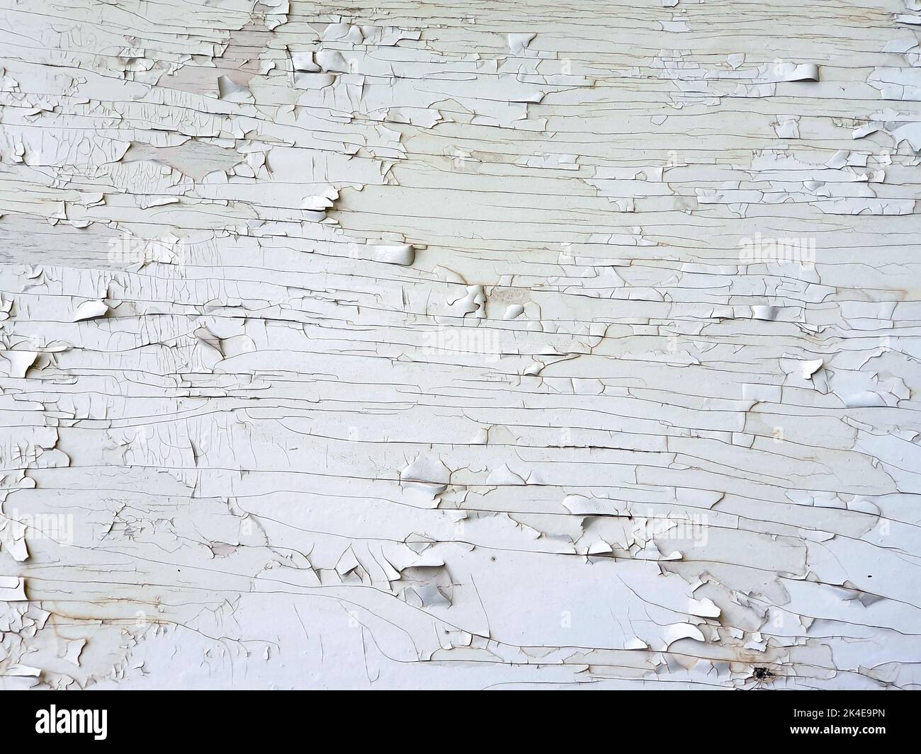 Old wall texture with peeling white paint background. Closeup Stock ...