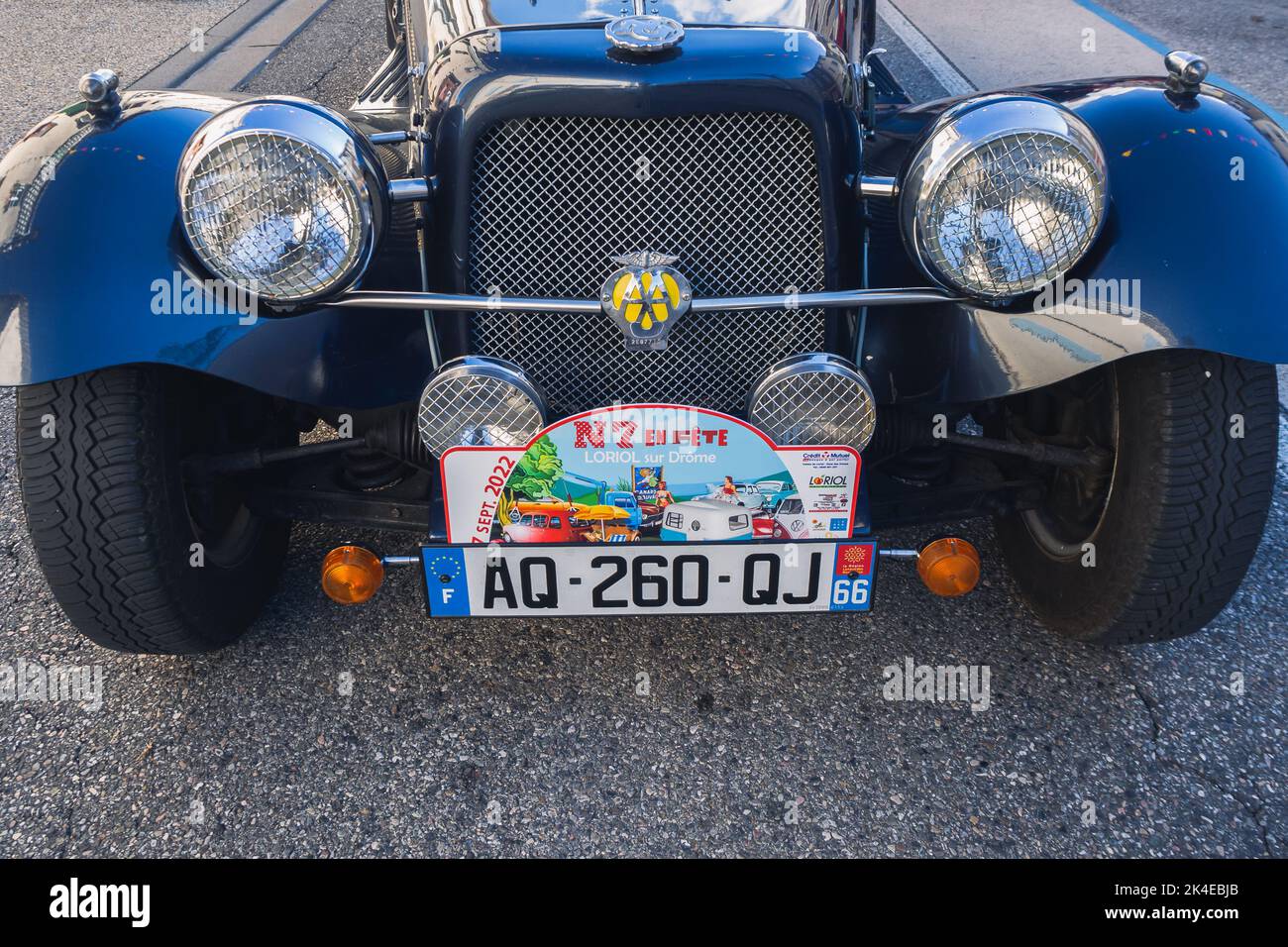 Loriol sur Drome, France - 17 September, 2022: Vintage Eniak Antique is an automobile built in Argentina by Eniak beginning in 1983. Stock Photo