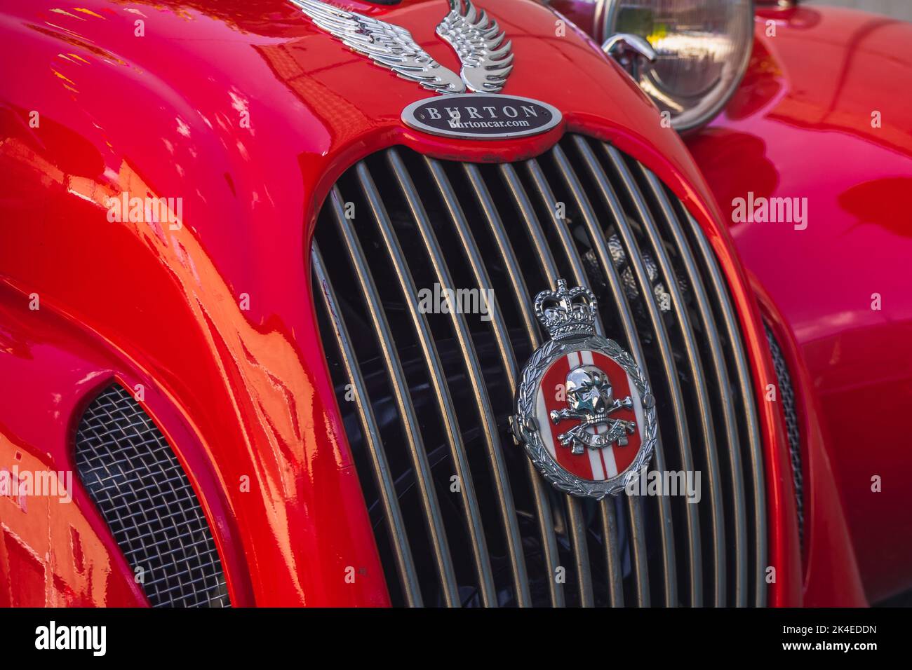 Burton car red hi-res stock photography and images - Alamy