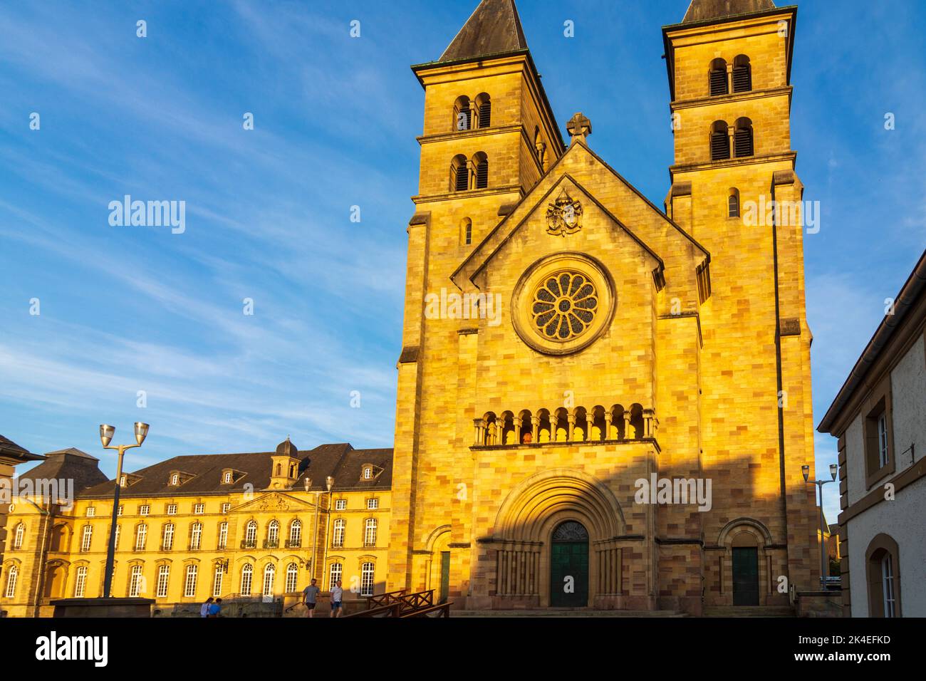 Echternach Abbey of Echternach, St Willibrord basilica in , Luxembourg