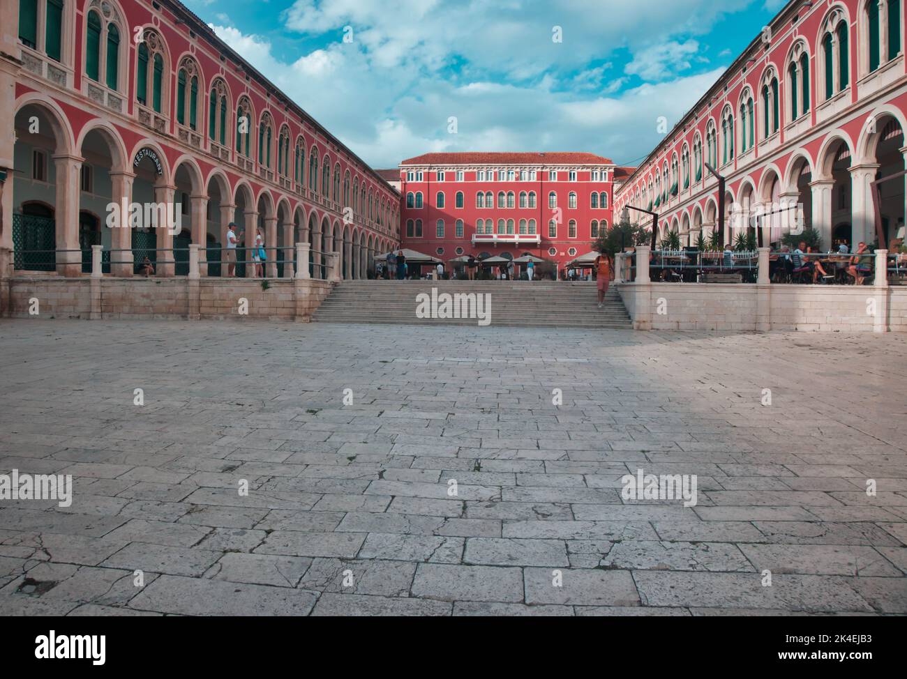 Prokurative,Republic Square,Split,Croatia Stock Photo