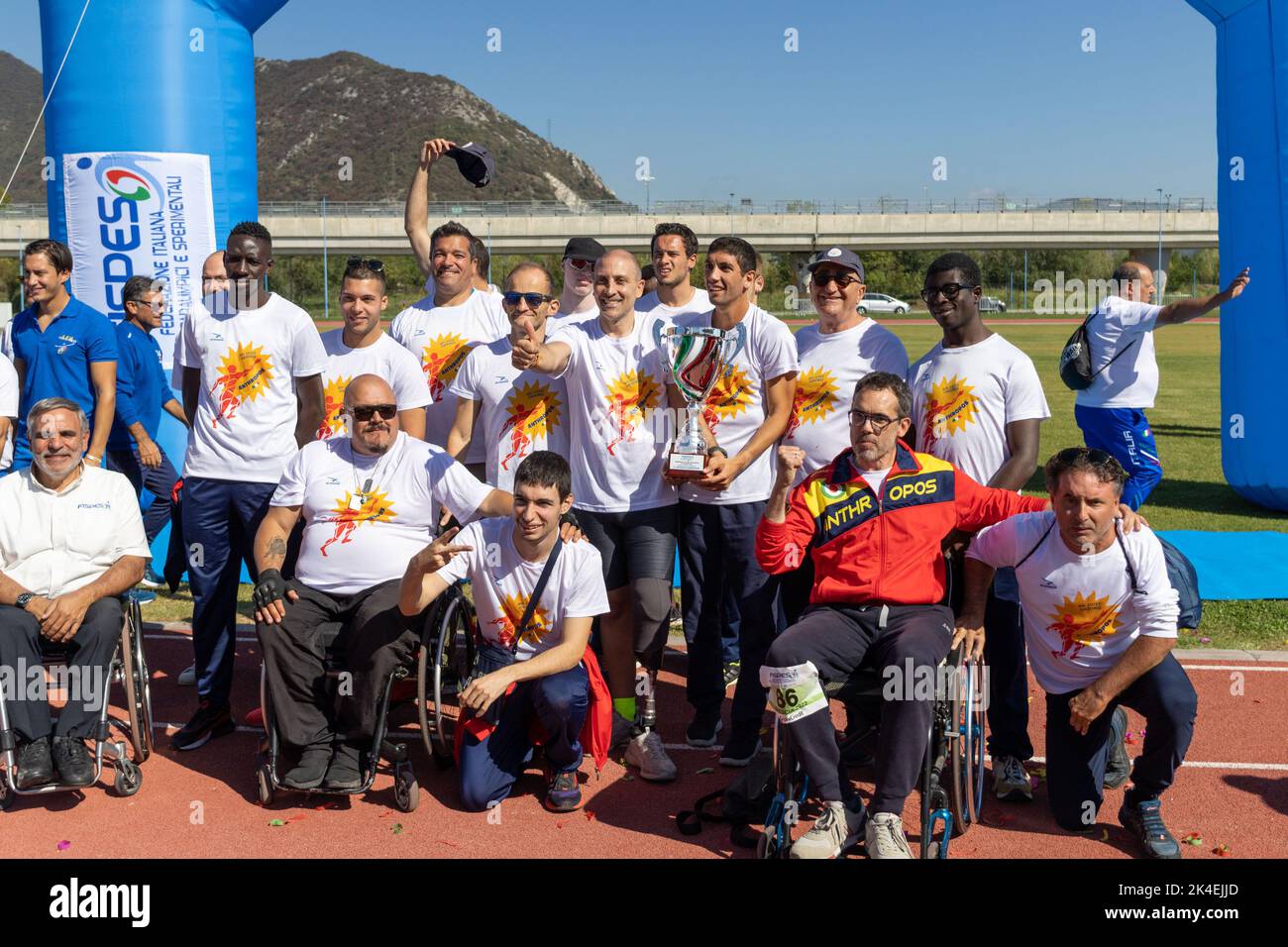 Athletics track Gabre Gabric, Brescia, Italy, October 02, 2022