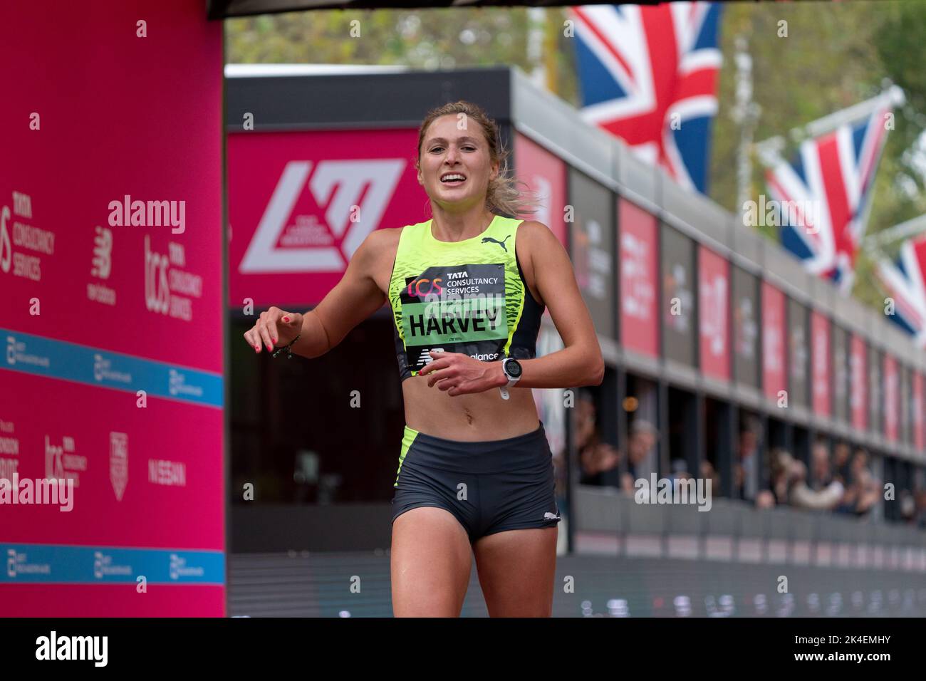 Womens Elite Rose Harvey (GBR) finishes tenth during the TCS London