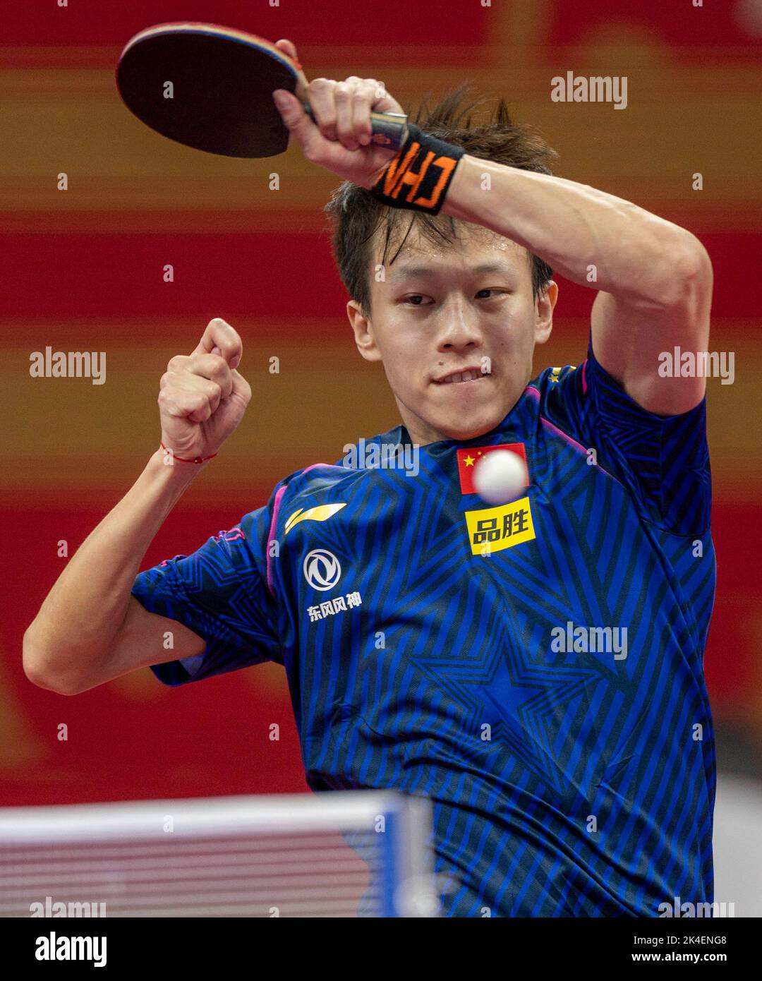 CHENGDU, CHINA OCTOBER 2, 2022 Lin Gaoyuan of China competes