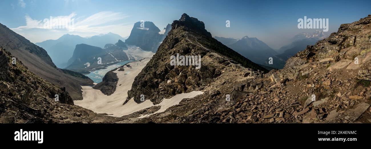 Grinnell glacier highline hi-res stock photography and images - Alamy