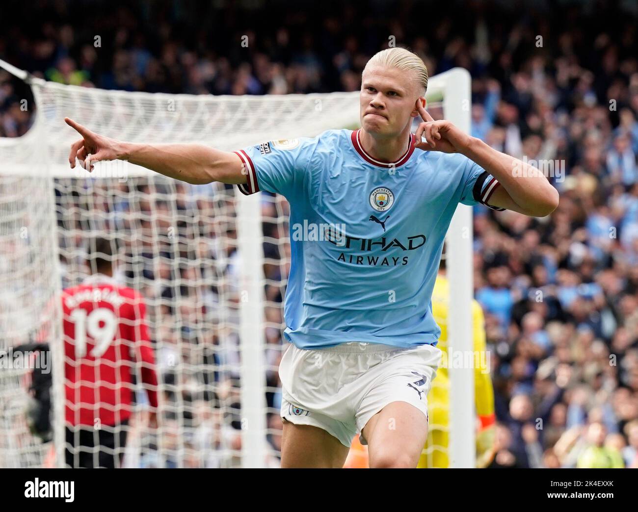 Manchester, England, 2nd October 2022. Erling Haaland Of Manchester ...