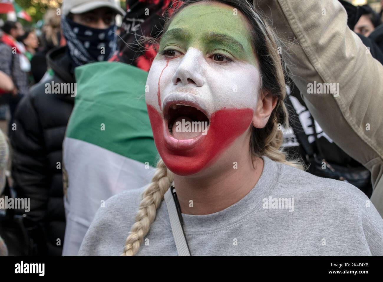 Woman Life Freedom London Protest Over Iran Draws Thousands To