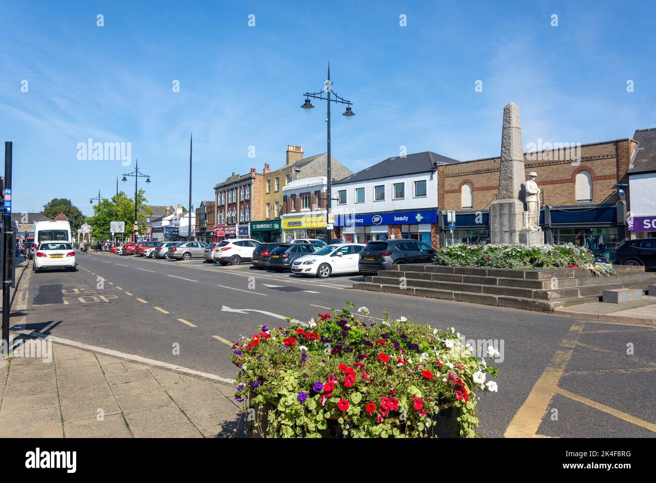 Broad Street, March, Cambridgeshire, England, United Kingdom Stock Photo