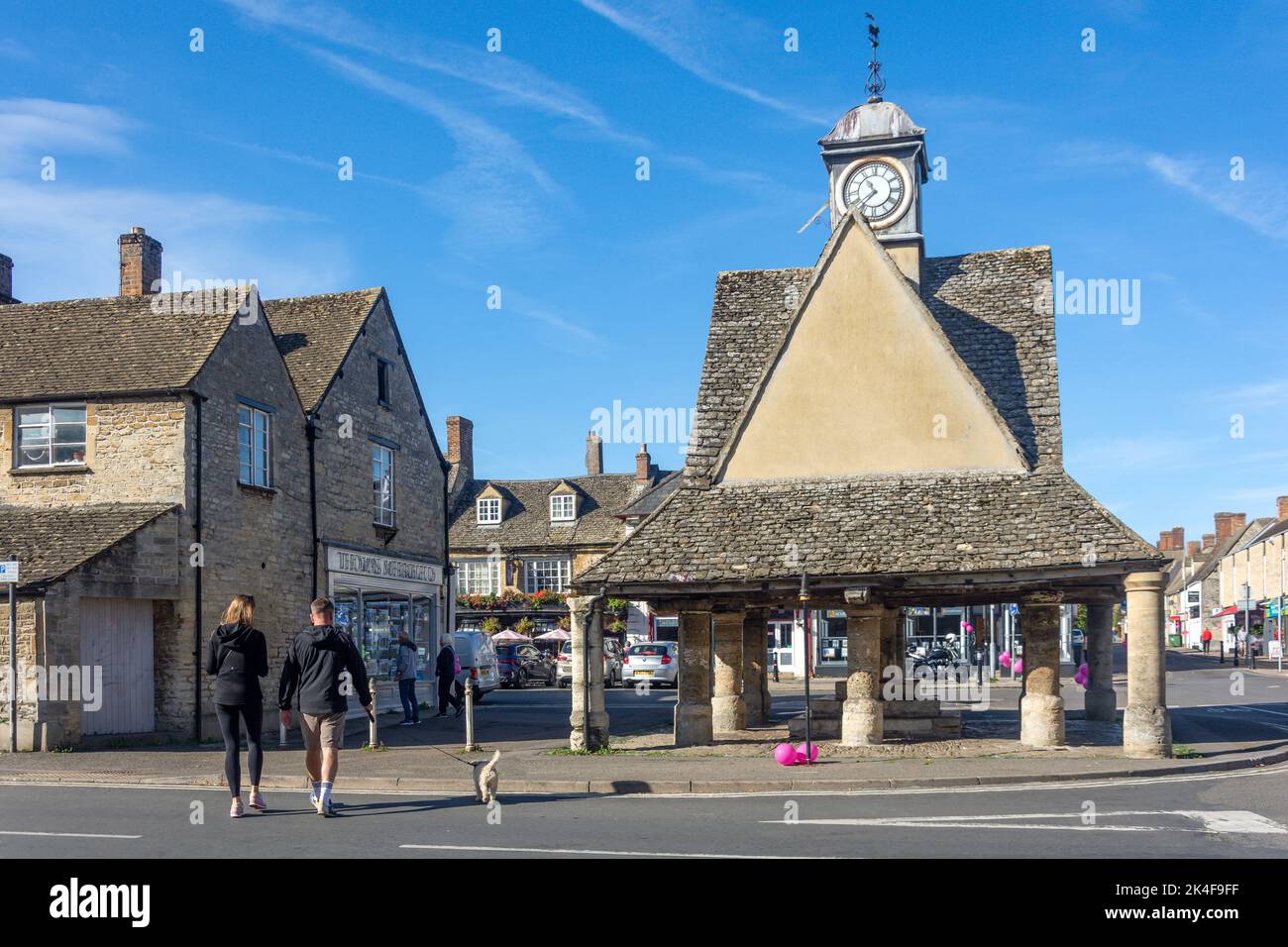 Medieval Buttercross, Market Square, Witney, Oxfordshire, England