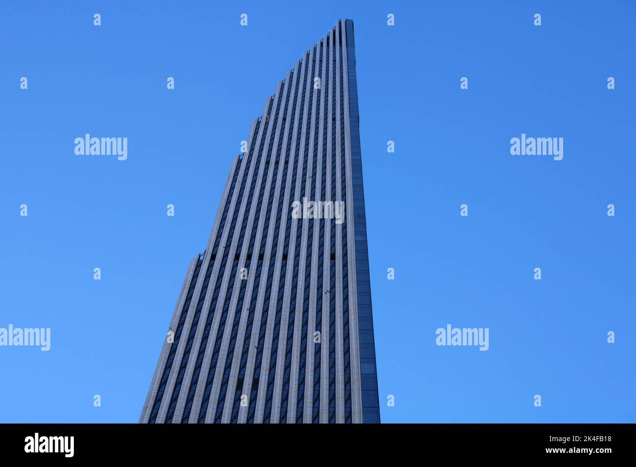 Top of skinniest n building 57th near central park bottom view Stock ...