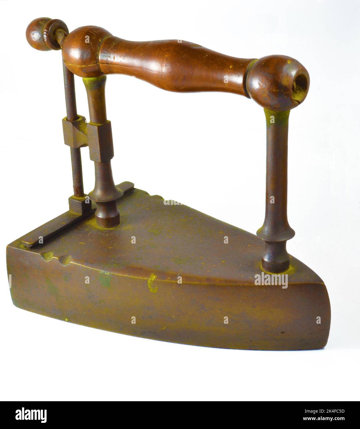 Old flat iron used in the past for ironing clothes Stock Photo Alamy