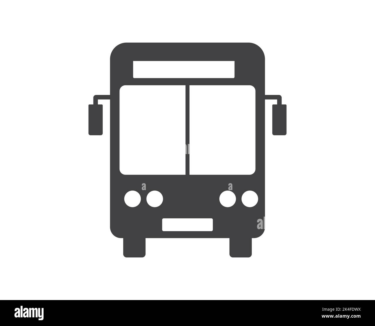 Bus travel transport station icon vector symbol design illustration Stock Vector