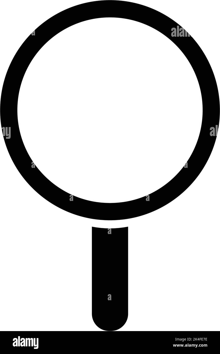 magnifier magnify glass look find tool lens search technology icon