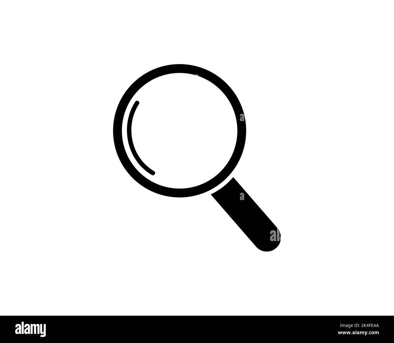 magnifier magnify glass look find tool lens search technology icon ...