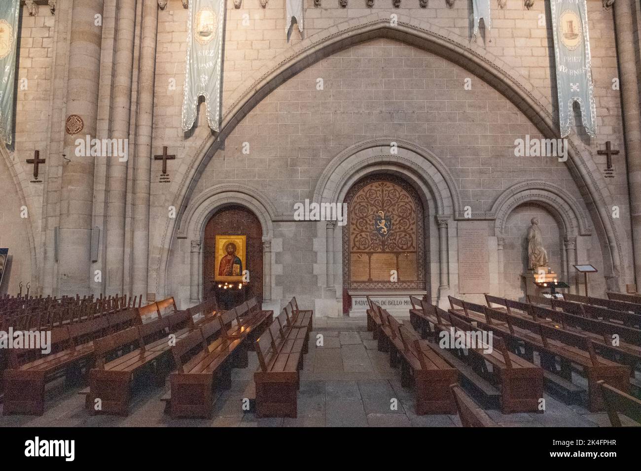 Saint-Maurice Cathedral, Angers Stock Photo