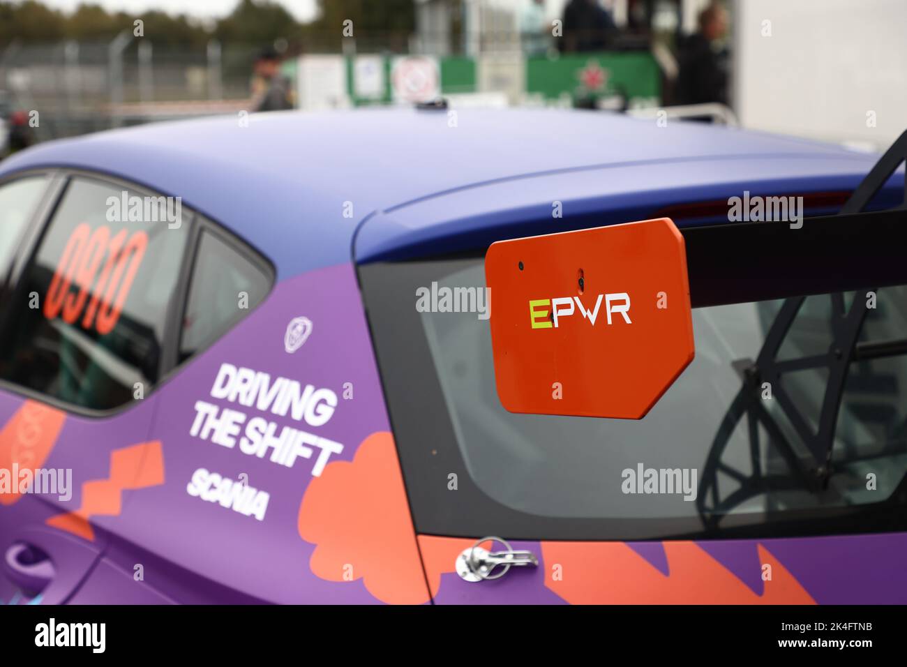 The electric prototype PWR001 during Saturday's STCC race in the Grande ...