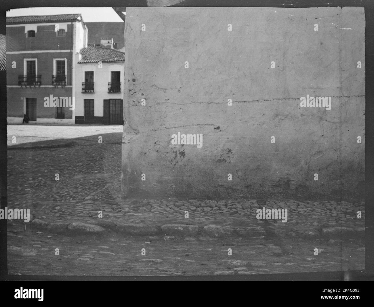 Street corner in spanish Black and White Stock Photos & Images - Alamy