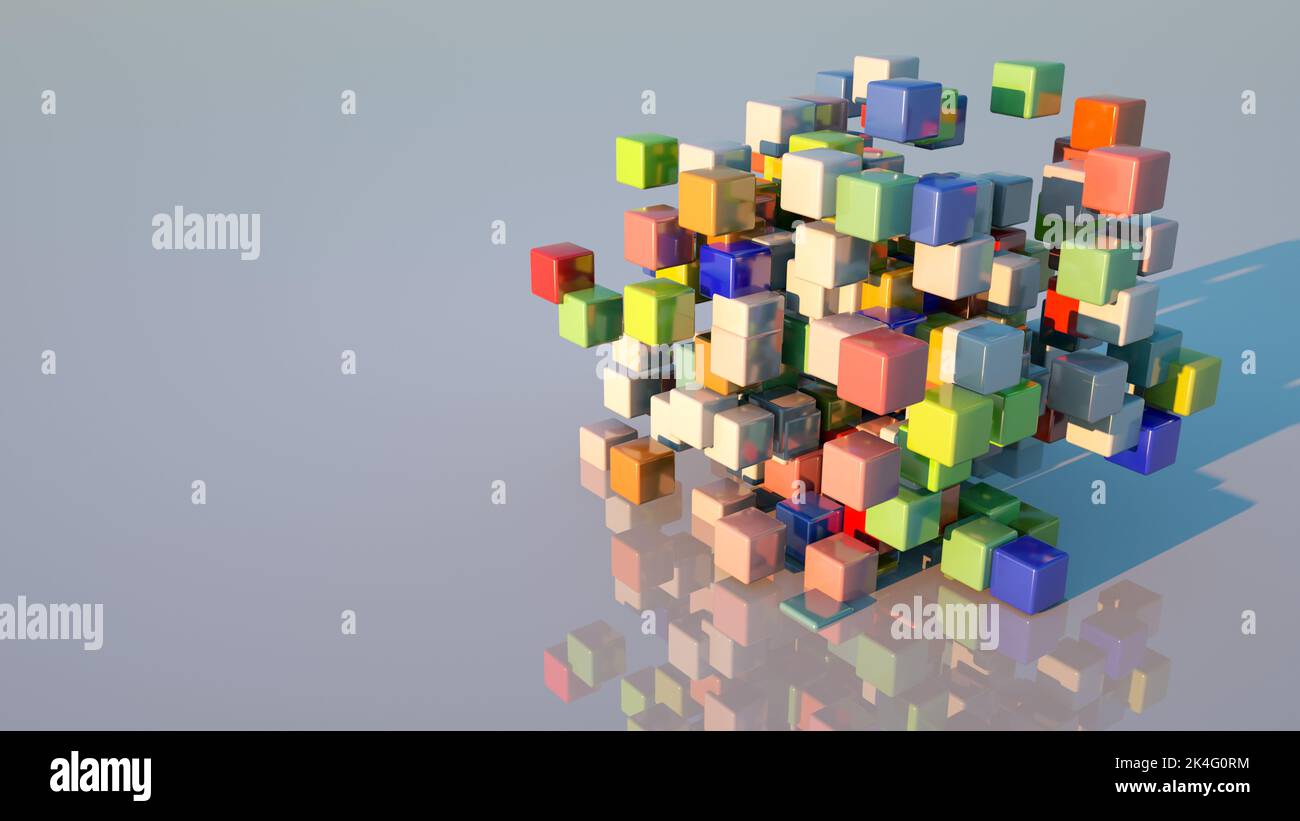 3d rendering. Abstract background and colors Stock Photo - Alamy