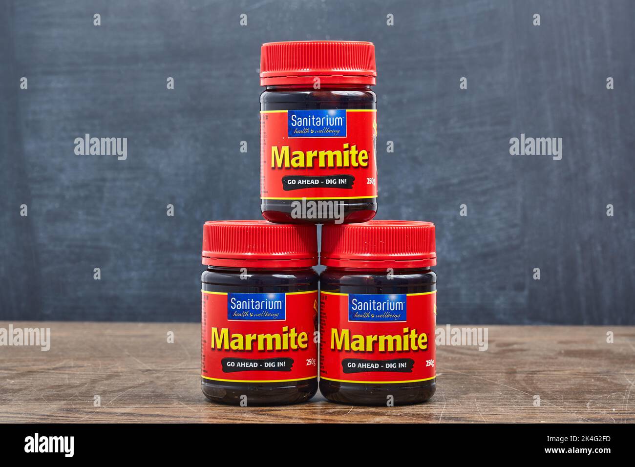 Jar of Marmite from New Zealand Stock Photo Alamy