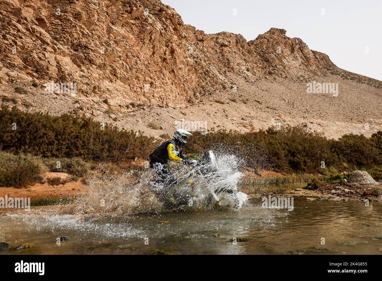 36 MARTINY Jérôme (bel), Enduro Normandie, Husqvarna 450 Rallye, action during the Stage 2 of the Rallye du Maroc 2022, 3rd round of the 2022 FIA World Rally-Raid Championship, on October 3, 2022 between Tan Tan and Laayoune, in Morocco - Photo Julien Delfosse / DPPI Stock Photo